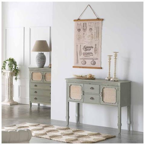 Credenza In Legno Verde 108x36x82h - Foto 2