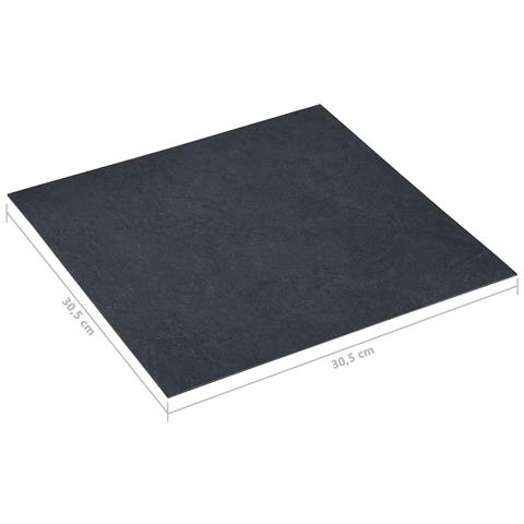 Tavole di Pavimento 55 pcs Nero 5,11 m² PVC - Foto 6