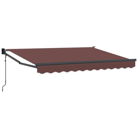 Tettuccio Elettrico Retrattile Marrone 3,5 x 2 m - Foto 1