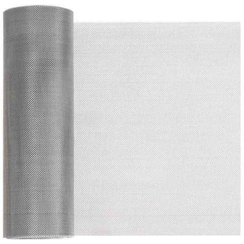 Rete per schermatura 20 x 2000 cm 30 Mesh Argento - Foto 1