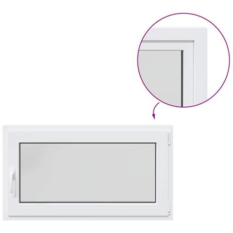 Finestra per Soffitta RISOR 110 x 55 cm PVC e Vetro - Foto 1