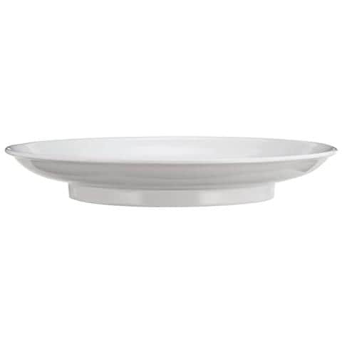 63552 - Piatto da portata rotondo classico in melamina, diametro 44,5 cm - Bianco - Foto 2