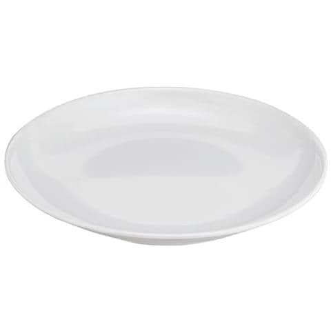 63552 - Piatto da portata rotondo classico in melamina, diametro 44,5 cm - Bianco - Foto 1
