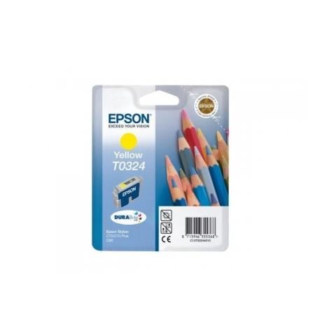 C13T03244020 Cartuccia Ink Originale Gialla Stylus C70 C80 Capacità 420 Pagine - Foto 1