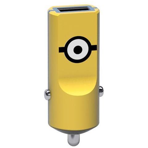 Caricabatteria da Auto Universale e Smartphone 2.4 A Colore Giallo - Foto 1