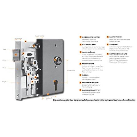 141u-10629 Cassa Di Serratura, Argento - Foto 3