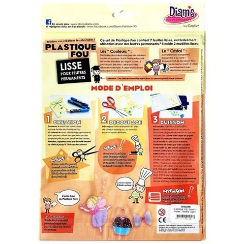 Set 7 Lamine Metalliche Plastique Fou - Argento - Foto 1