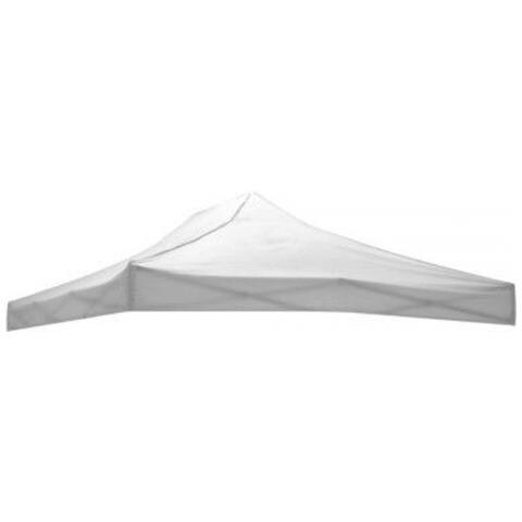 Telo Tetto Di Ricambio In Tessuto Impermeabile Per Gazebo Richiudibile Bianco 300x450 Cm - Foto 1