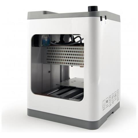 Stampante 3DP-GEMMA 3D con Lettore di Schede Colore Bianco / Grigio - Foto 2