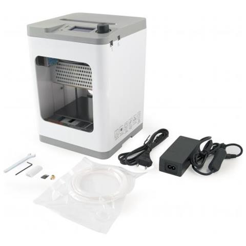 Stampante 3DP-GEMMA 3D con Lettore di Schede Colore Bianco / Grigio - Foto 3