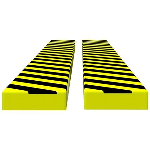 Protezioni Angoli 2pz Giallo E Nero 6x2x101,5 Cm In Pu - Foto 1