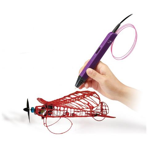 3DP-PEND-01 penna 3D Nero, Viola - Foto 6