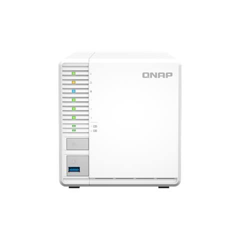 TS-364 NAS Tower Intel® Celeron® N5095 8 GB DDR4 0 TB Turbo System Bianco - Foto 1