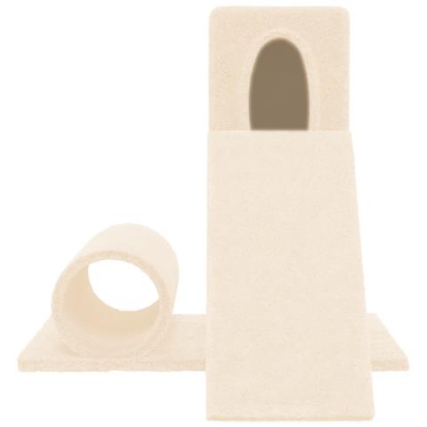 Albero Per Gatti Con Tiragraffi In Sisal Crema 59 Cm - Foto 2