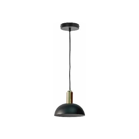 Lampada A Sospensione Spica - Arredo Design Illuminazione - Per Soffitto, Soggiorno, Salotto, Ufficio - Lampadario, Pendente - Nero In Metallo - 20 X 20 X 150 Cm - Foto 1