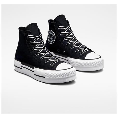 Chuck Taylor All Star Lift A05071c, Donne, Nero, 37 - Foto 12