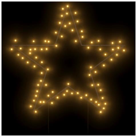 Decorazione Luminosa Natalizia Con Picchetti Stella 80led 60cm - Foto 9