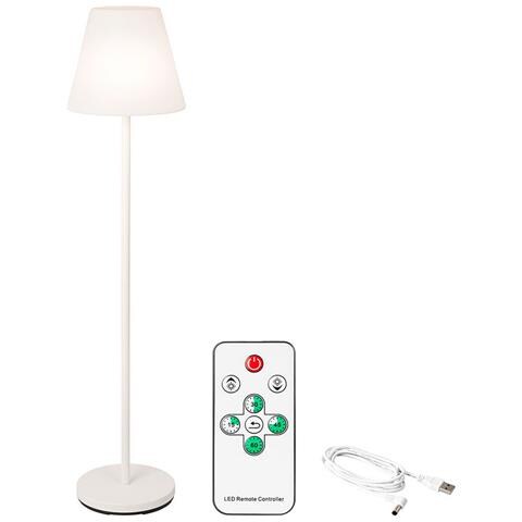 Lampada Da Terra 894460 Bianco 150 Cm Ricaricabile - Foto 1