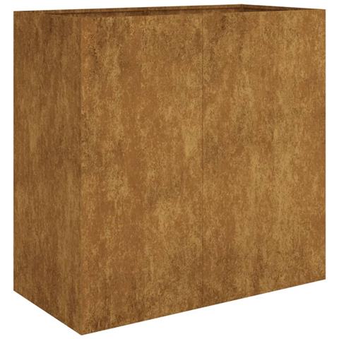 Fioriera 40x80x80 cm in Acciaio Corten - Foto 1