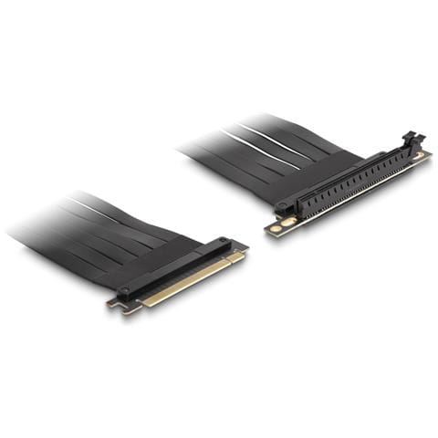 Scheda Riser PCI Express x16 maschio per slot x16 angolare a 90° con cavo da 60 cm - Foto 1