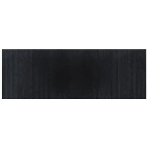 Tappeto Rettangolare Nero 100x300 Cm In Bambù - Foto 2