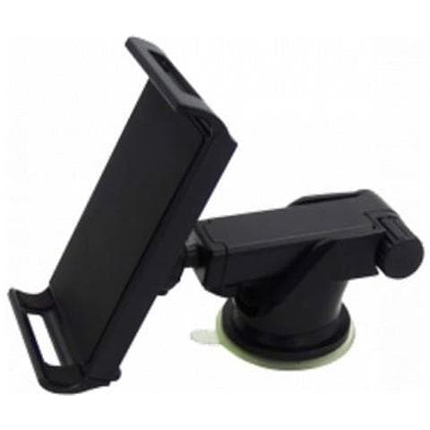 Supporto Auto Per Tablet Regolabile Fissaggio Parabrezza, Nero - Foto 2