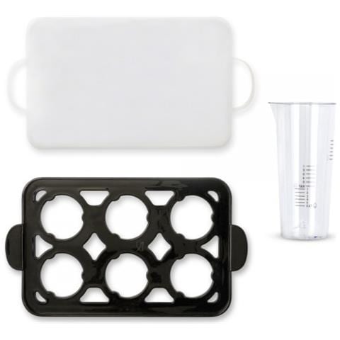 DOC290 Pentolino per uova 6 uovo /uova 400 W Nero, Acciaio inossidabile - Foto 5