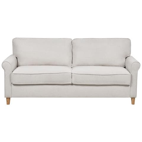 Divano 3 Posti Ronneby Tessuto Beige - Foto 2