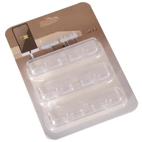 Organizzatore Di Cavi Da Tavolo Clip Per Archiviazione Cavi Usb Avvolgitore Per Cavi Transparent - Foto 1