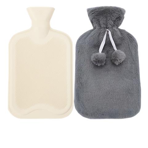 Borsa Dell'acqua Calda In Gomma Con Coperchio Grey - Foto 1