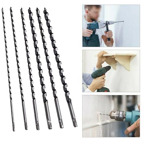6 Punte Trapano Elicoidali Per Ferro Acciaio Da 6 8 10 12 14 16 Mm 46cm - Foto 1