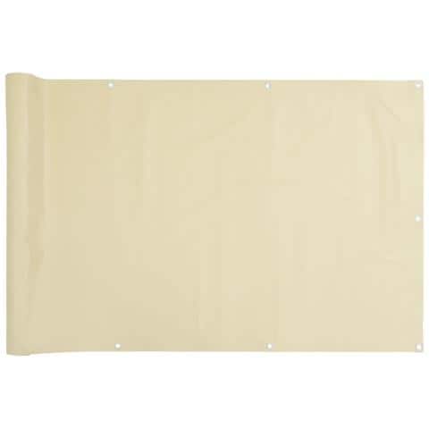 Paravento Da Balcone Crema 400x120 Cm In Pvc - Foto 2