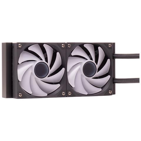 Dissipatore CPU Liquido HYDRO CUBE 240B per Socket Intel LGA 1200 (Presa H5) / LGA 1366 (Presa B) / LGA 775 (Presa T) / LGA 1700 e SocketAMD Presa AM4 / Presa AM5 - Foto 2