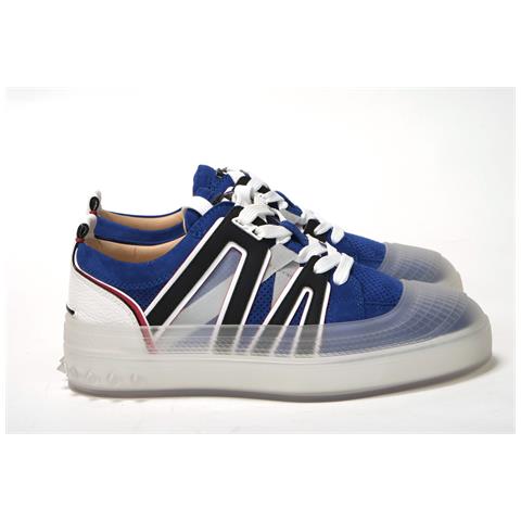 Scarpe Mogador Vida Viva In Camoscio Piatto Blu - Eu40/us7 - Foto 1