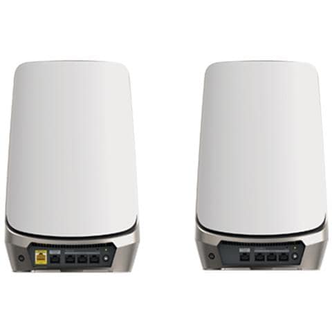 Orbi Quad-band RBKE963 AXE11000 WiFi 6E Mesh System Quad-band (2.4 GHz / 5 GHz-1 / 5 GHz-2 / 6 GHz) Wi-Fi 6 (802.11ax) Grigio, Bianco 16 Interno - Foto 2