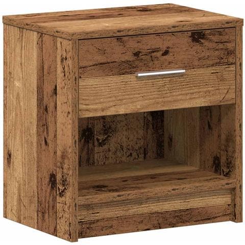 Comodino Con Cassetto Legno Antico 39x28x41 Cm - Foto 2