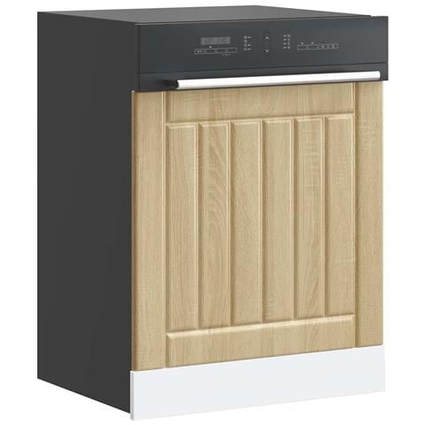 Pannello Lavastoviglie Lucca Rovere Sonoma In Legno Multistrato - Foto 1