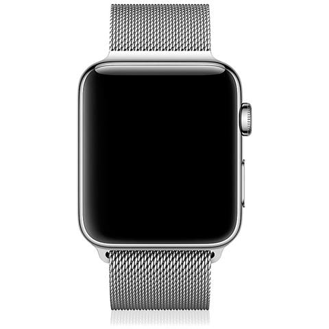 Dam  Cinturino In Metallo Compatibile Apple Watch 42/44/45/49mm 24x2x0,2 Cm. Color Argento - Foto 2