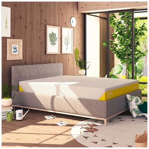 Materasso Lattice Natura Eco 18 cm con Fodera Sfoderabile in Cotone Naturale, Singolo misura 90x200 cm - Foto 1