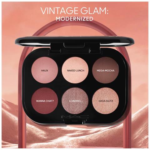 Mac, Connect In Colour, Palette Di Ombretti, Embedded In Burgundy, 6 Sfumature, 6.25 G - Foto 2