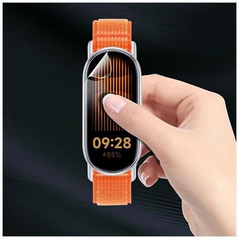 Protezione Schermo Per Xiaomi Band 9/nfc - Bordo Nero, Confezione Da 2 - Foto 5