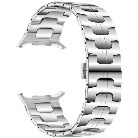 Cinturino In Acciaio Inossidabile Iron Man Per Samsung Galaxy Watch7 47mm Silver - Foto 1