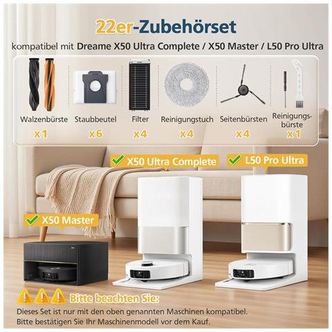 Kit Di Ricambio Accessori Per Dreame X50 Ultra - 24 Pezzi - Foto 2