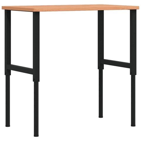 Banco da Lavoro 100x60x(71,5-98) cm Legno Faggio Rettangolare - Foto 1