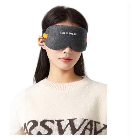 Mascherina Per Dormire 3d Con Riduzione Del Rumore E Forte Blocco Della Luce Per Viaggi E Riposini Darkgrey - Foto 1