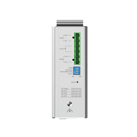 RG-NIS2100 Gestito L2 Gigabit Ethernet (10/100/1000) Supporto Power over Ethernet (PoE) Nero, Acciaio inox - Foto 2