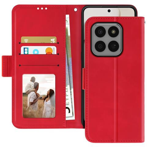 Custodia A Libro Per Honor 400 Smart Con Portacarte Rimovibile E Funzione Stand - Foto 1