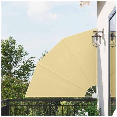 Schermo di Privacy per Balcone Sabbia 140 x 140 cm Tessuto - Foto 2