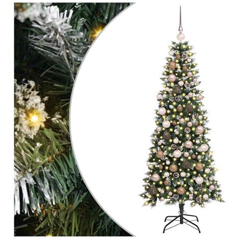 Albero di Natale artificiale con 300 LED Verde 180 cm - Foto 1