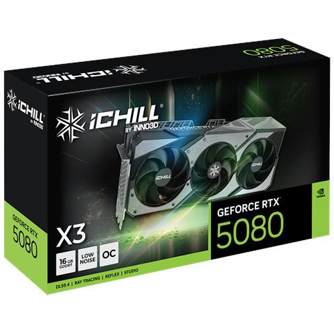 iChill GeForce RTX 5080 X3 V2 16 GB GDDR7 PCI Express 5.0 3 x Ventola - Foto 2